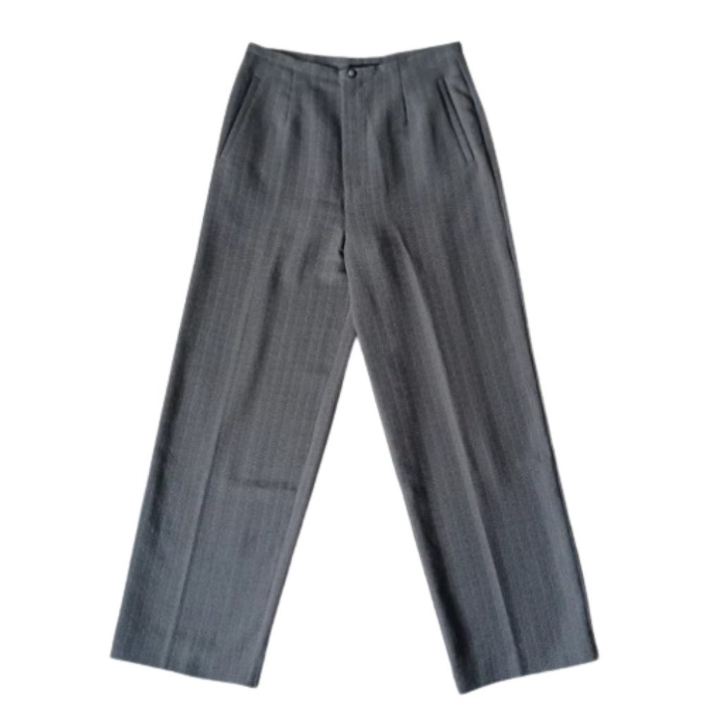 Margareta Textured Tone on Tone Crepe Dress Pant- Sz. 10P